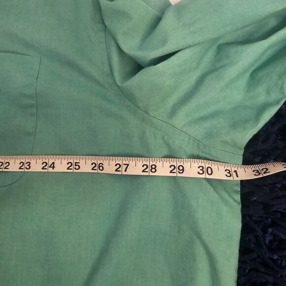 HB Harbor Bay Green Long Sleeve Button Down Shirt Sz 3XL Preppy Timeless Q0327 - Picture 5 of 9